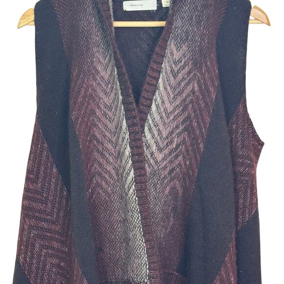 Anthropologie Sleeping On Snow Women’s Mabli Open Cardigan Vest Wool Aztec XS - Picture 4 of 10